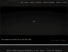 Tablet Screenshot of bhddistillery.com